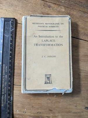 An Introduction to the Laplace Transformation. J.C.Jaeger - H/B 1953 Mathematics