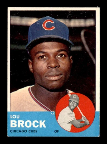 1963 Topps #472 Lou Brock   VGEX X3435349