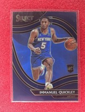 2020-21 Panini Select - Courtside Immanuel Quickley #276 Blue (RC)