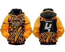 F1 m.cLaren team driver Lando Norris 4 formula 1 3D hoodie Unisex S-5XL