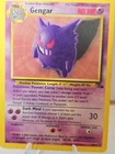 1999 Vintage Gengar Fossil Set  Rare 20/62 Pokemon Card