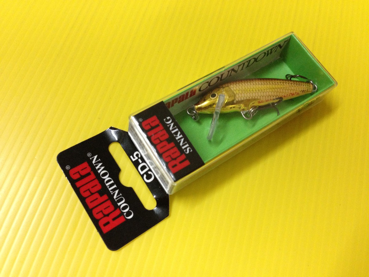 Rapala Countdown CD-5 GALB, Golden Alburnus Color Minnow Lure, NIB