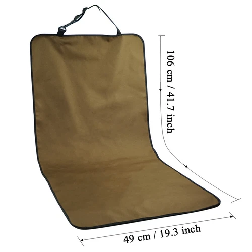 Funda protectora impermeable para asiento trasero de coche para perro gato mascota - Imagen 18 de 19