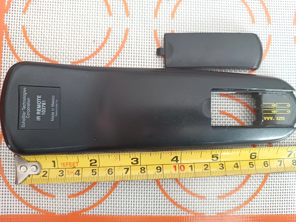 EchoStar 103781 IR Satellite Receiver Remote Control Case Back & Battery Cover - Image 2 of 3