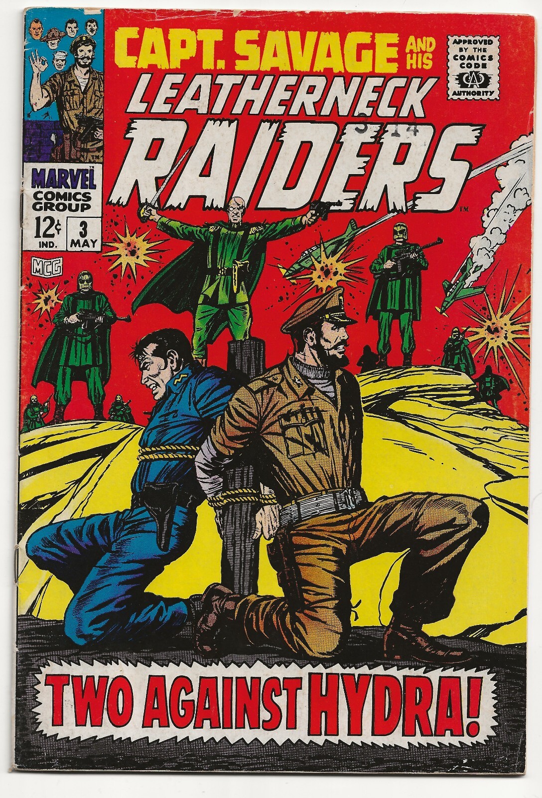 Capt. Savage And His Leatherneck Raiders (1968 Series) # 7 * GD/VG * Marvel