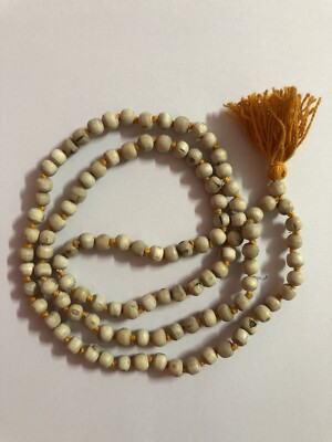 TULSI TULASI VAISHNAV ISKCON Japa Mala ROSARY 108+1 Bead Prayer FREE SHI