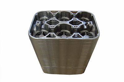 Greenhouse Carry Trays for 6-Pocket 1 Gallon Shuttle Pots - Sturdy, Case of 50