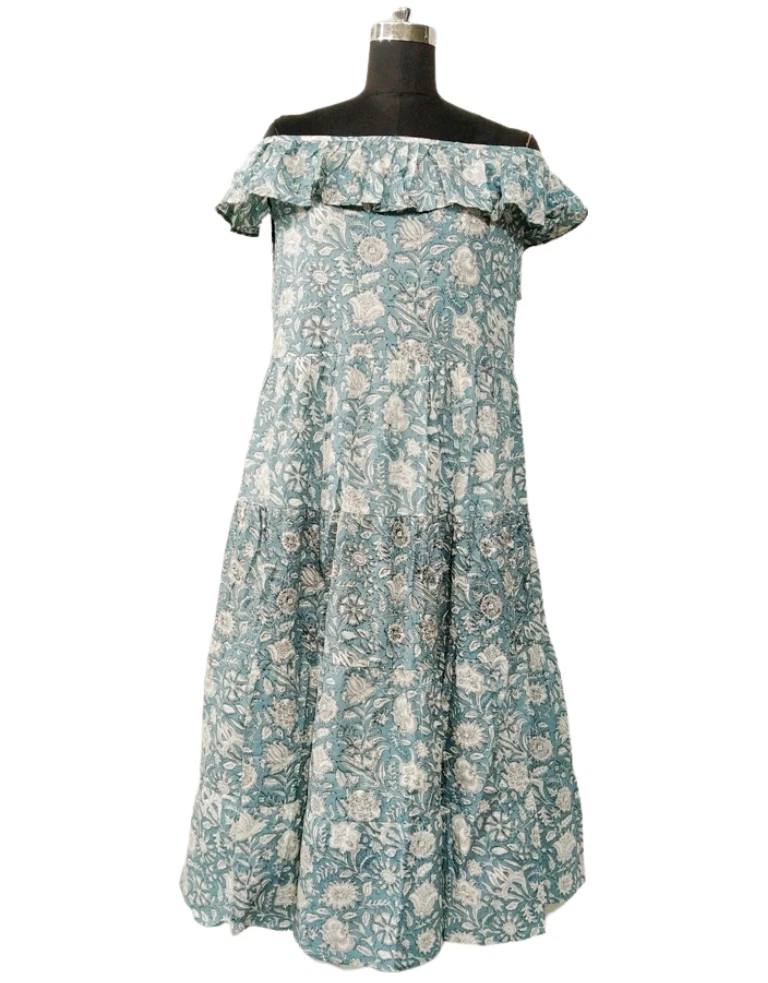 Light gray cheap summer dress