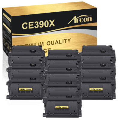 10x Toner Kompatibel Für HP CE390X LaserJet 600 M601dn M601n M602x M602dn M602n