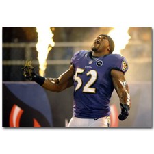 74901 Ray Lewis America Football Sports Art Poster Stampa da Parete US