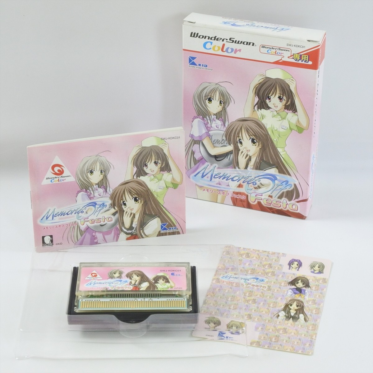 MEMORIES OFF FESTA with Sticker WonderSwan Color 2068 ws | eBay
