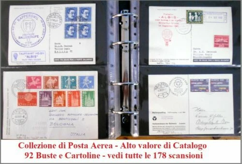 Francobolli tematici posta aerea