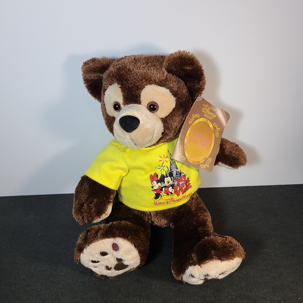 Disney Store World Parks Duffy Bear My First Visit Plush Doll
