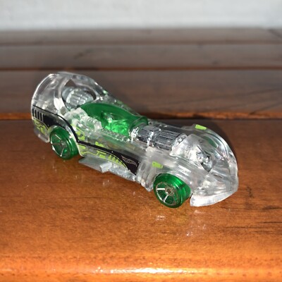 2014 Hot Wheels. 1995 Power Rocket. Formula Space Series Clear And Green CDV46