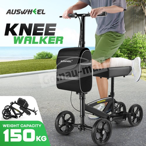 Knee Scooter Walker Steerable Mobility Wheelchair Walking Equipment Medical Foot - Picture 5 of 9