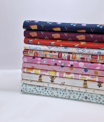 Nähen Kurzwaren Stoffe Stricken Vintage und Modern 100% Baumwolle Patchwork