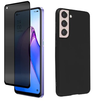 Case Cover TPU + Tempered Glass Anti Spy for Oppo Reno 8 5G / 8T / 8 Pro