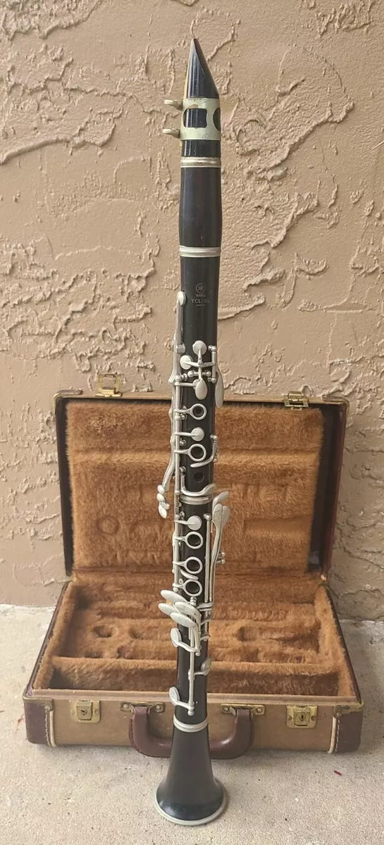 Vintage YAMAHA YCL-32 Clarinet Made In Japan Wood original Yamaha case