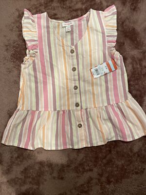 New Cat &jack Toddler dress Size M(8) Stripe