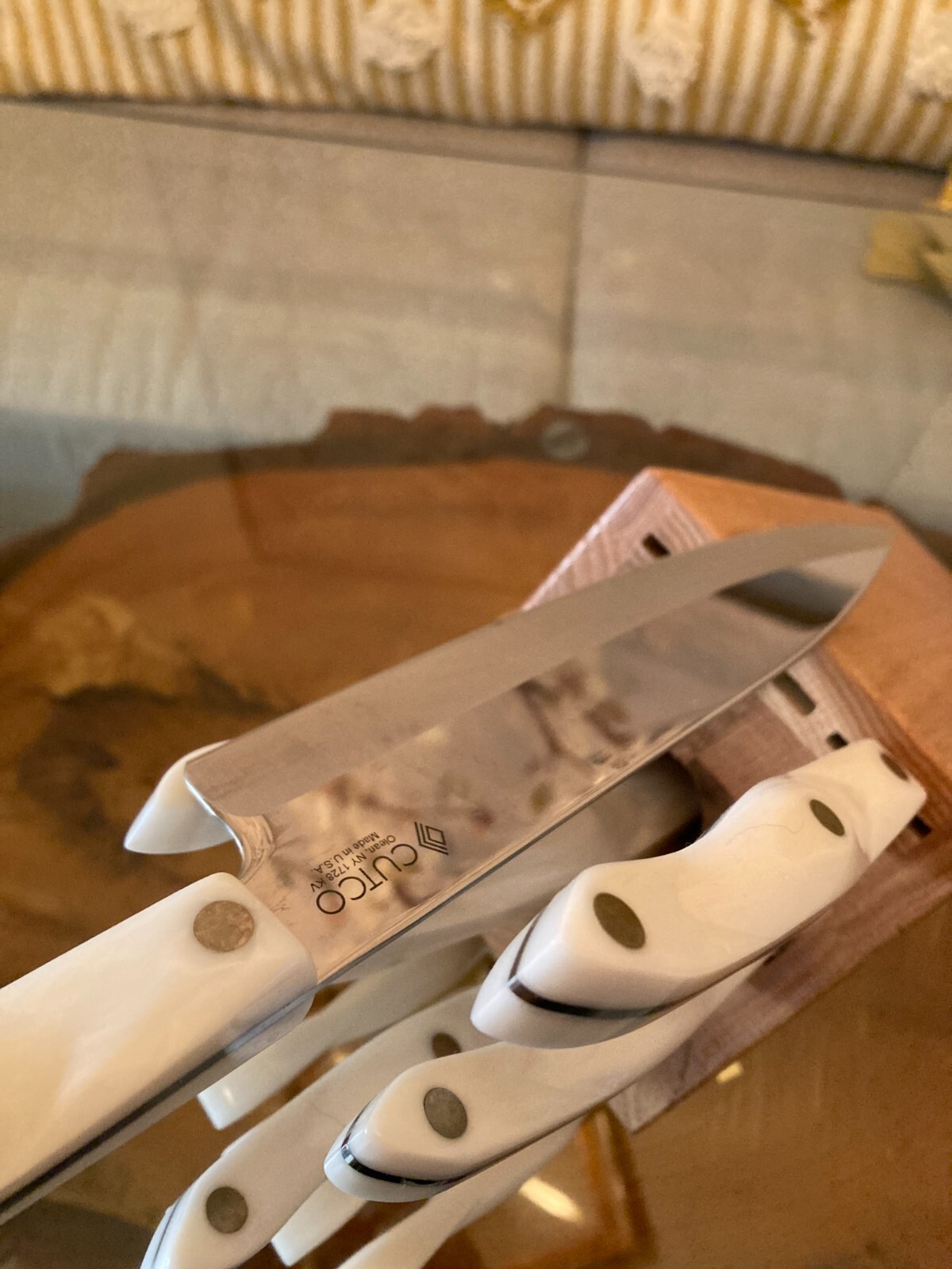 Cutco Galley + 6 Knife Set 13 Piece Pearl with Original Block Complete A++++ eBay