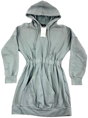 SAGA Dress size Medium Hoodie Sweater Lagenlook Minimalist Made in Italy