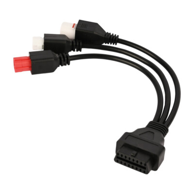 #ad 3pin 4 pin 6p 3in1 OBD2 Diagnostic Adapter Connector Cable For Yamaha Motorcycle $12.99