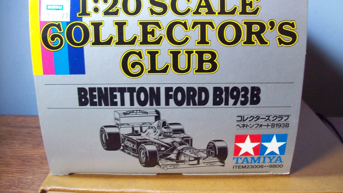 1/20 TAMIYA COLLECTORS CLUB 230068 BENETTON FORD B193 1993 #5