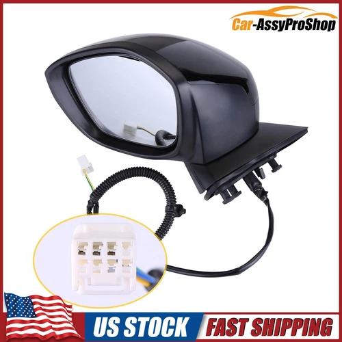 New For Honda Civic 2022-2023 3 pins Power Adjust Black Mirror Left Driver Side