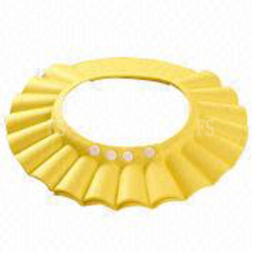 ADJUSTABLE BABY SHOWER CAP BABY KIDS CHILDREN BATH SHAMPOO SHIELD HAT WASH HAIR - Picture 9 of 10
