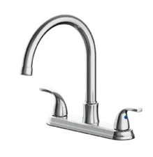 Seasons Raleigh Two-Handle Widespread High-Arc Bathroom Faucet Brushed Nickel