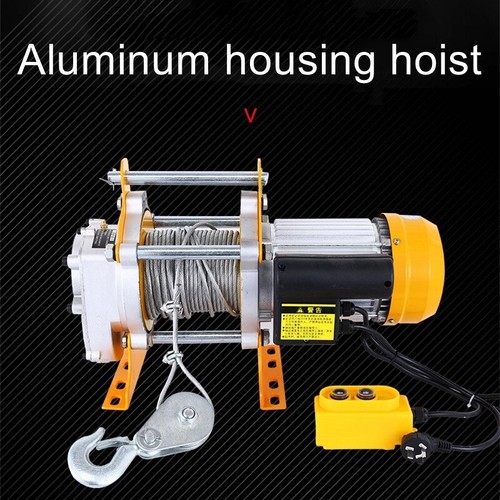 Electric Aluminium Housing Winch Small Electric Hoist Home Decoration Lifting - Picture 6 of 8
