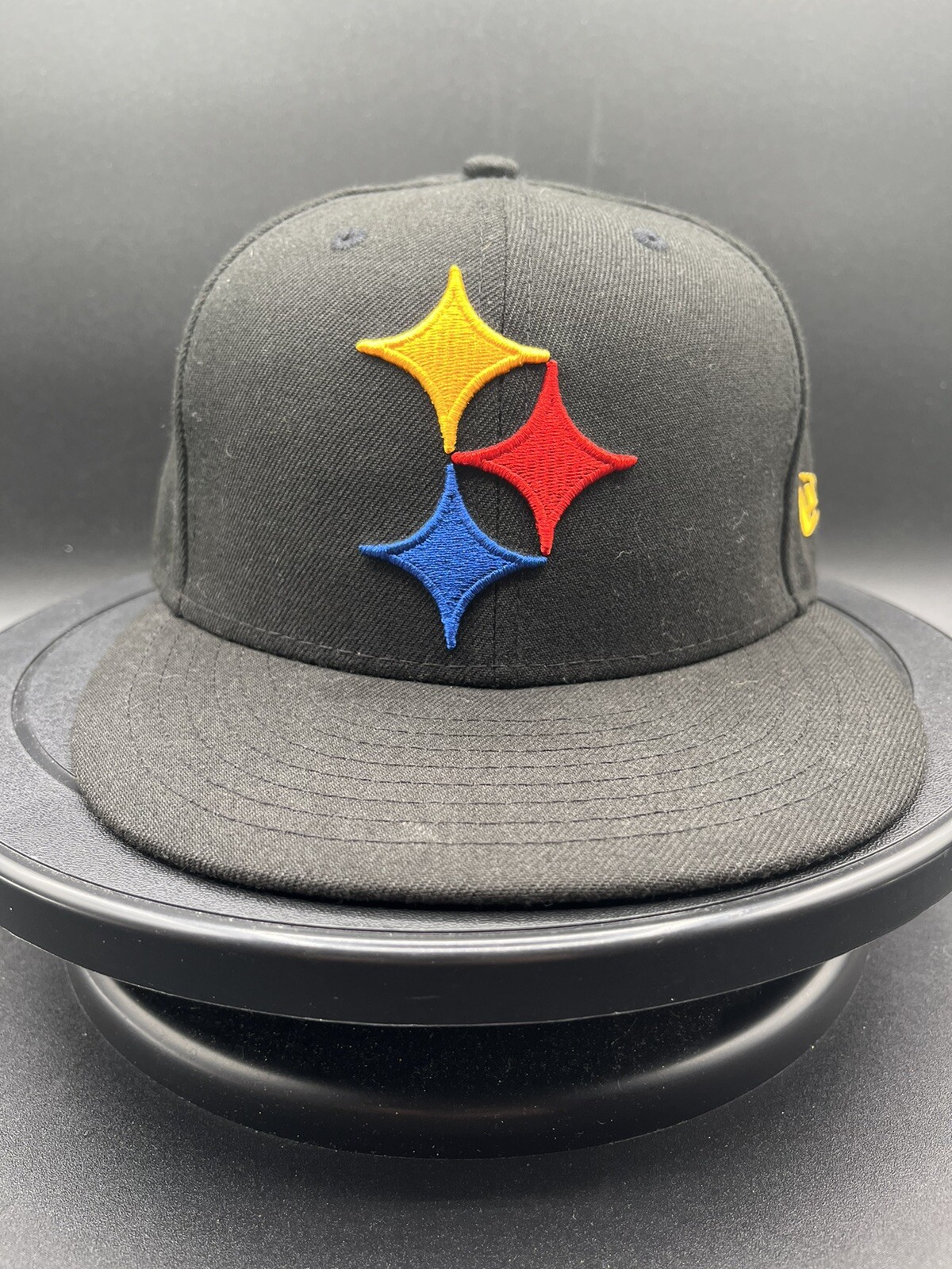 New Era NFL 59FIFTY Pittsburgh Steelers Cap Size 7 1/8 Logo Elements Collection
