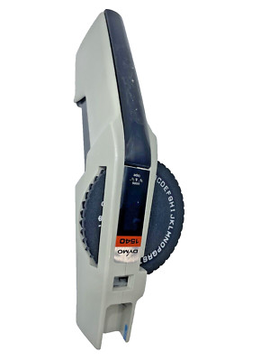 Vintage Dymo Office Mate 1540 Embossing Label Maker Auto Tape-Backing Removal