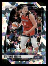 2024 Panini Prizm WNBA - Stefanie Dolson Cracked Ice #34 Washington Mystics