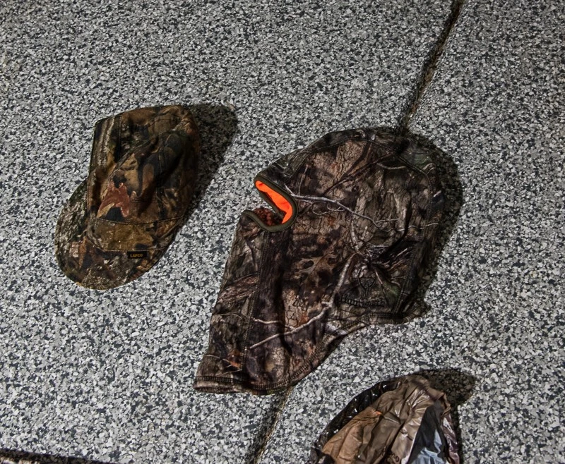 Camo Hunting apparel 1 BBalaclava 1 Pants 1 Hat 1Boony Hat 1 Plastic Poncho - Image 3 of 3