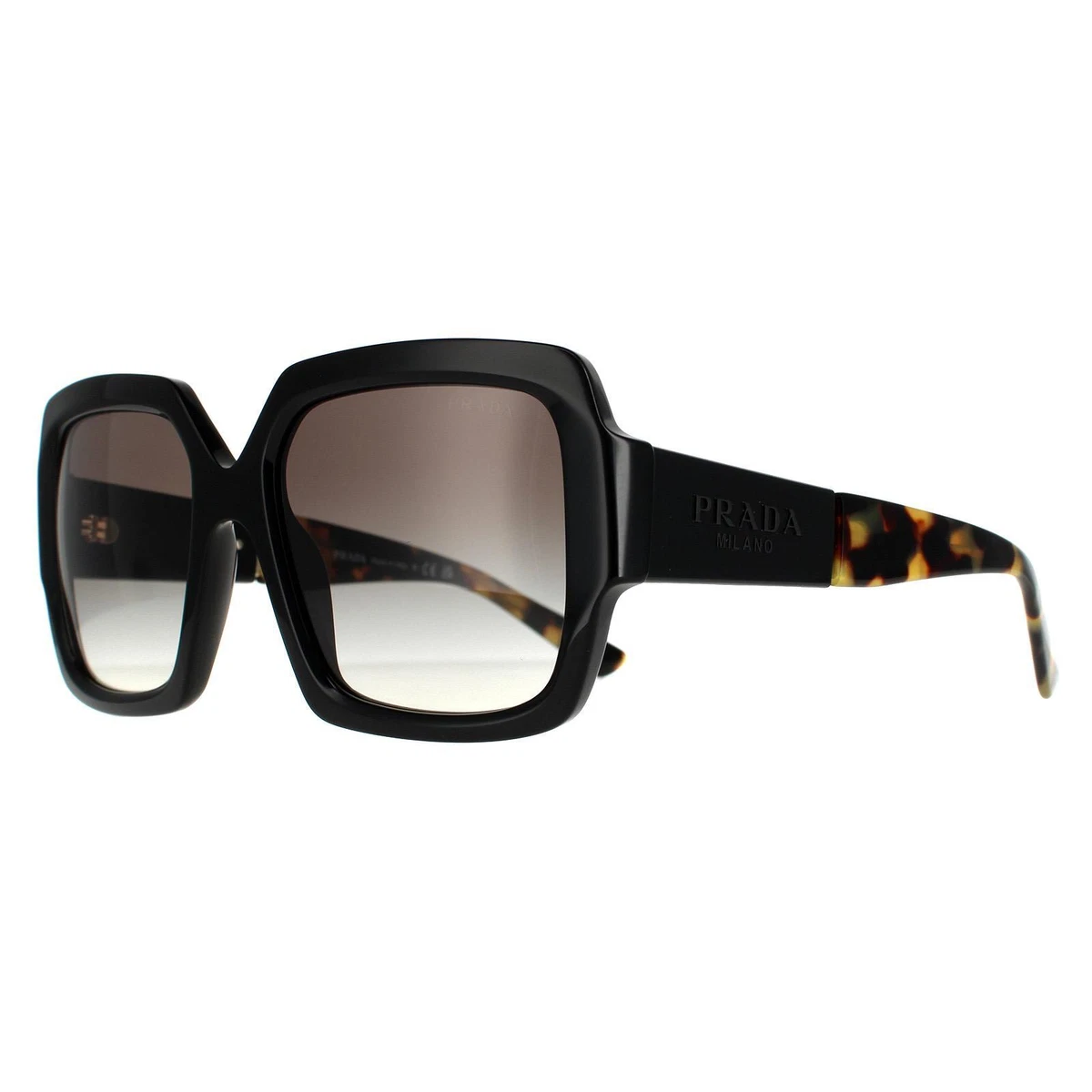 Prada Sunglasses PR21XS 1AB0A7 Black Gray Gradient eBay