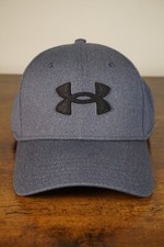 Under Armour Blitzing Cap Hat 1376700 Stretch Midnight Blue Navy Black Size M/L