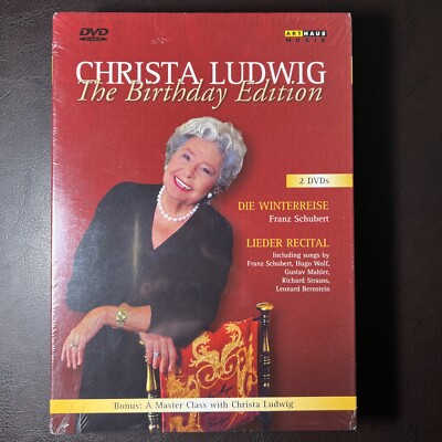 Christa Ludwig The Birthday Edition DVD Set - A Master Class Bonus - New!