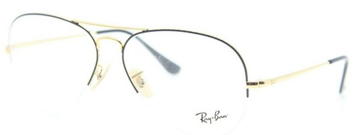 NEW RAY-BAN RB 6589 2946 GOLD BLACK AUTHENTIC EYEGLASSES RX FRAME RB6589  59-15 | eBay