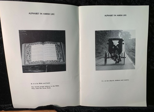 Alma T Hershberger: Alphabet in Amish Life (signed) Canton OHIO (1989) booklet - Picture 6 of 8