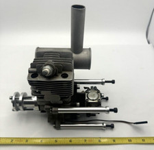 AIRPLANE RC ENGINE UNKNOWN BRAND WITH HLHIC CARBURETOR