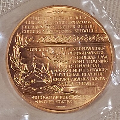 1989 U.S. Treasury BiCentennial 1789-1989 Medal UNC/BU in Sealed
