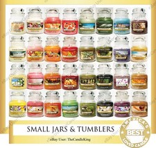 Yankee Candle - SMALL JARS TUMBLERS - 3.7oz 7oz - Many Discontinued Scents