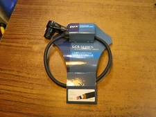 LyxPro LCS Premium 1.5 ft Right-Angle XLR Microphone Cable Black