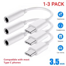 1-3Pcs USB C Type C To 3.5mm Jack Headphone Adapter For iPhone 16 15 Pro Max/16 