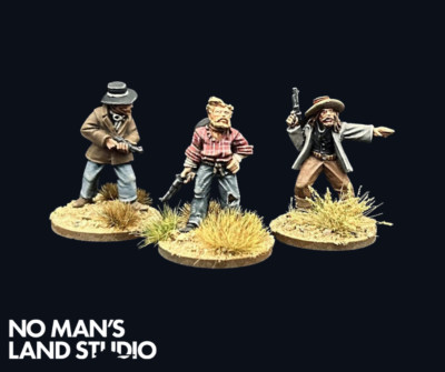 Bemalte Desperados - Wilder Westen - Dead Man s Hand - What A Cowboy - KOMMISSION
