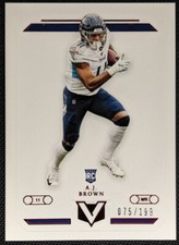 A.J. Brown RC 2019 Panini Chronicles Vertex Red /199 #V-7