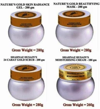 Shahnaz Husain Hussain 24 Carat Gold Facial All Kit Set ORIGINAL GOLD FACIAL