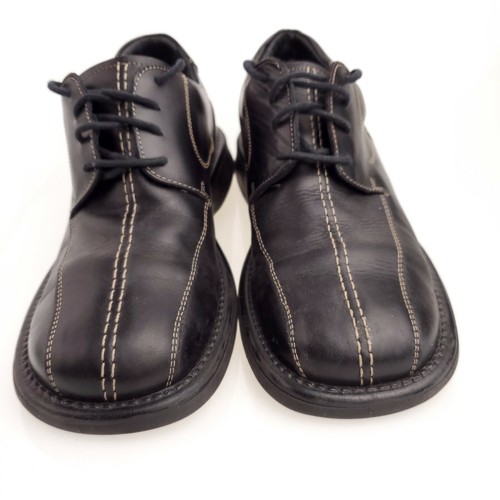 Black Leather Dress Shoes Lace 