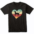 Retro Heart Chesapeake Bay Retriever Dog Breed Silhouette Dog Owner Love T-Shirt